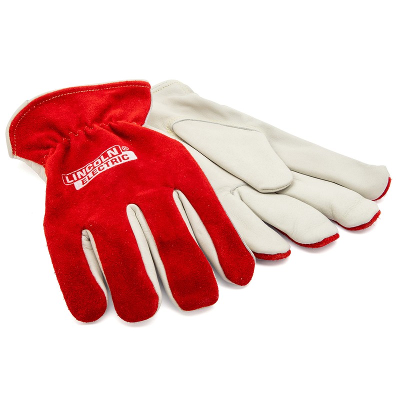 Lincoln Electric Grain Leather and Split Cowhide Metal Working Glove