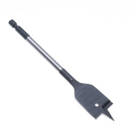 Spade Drill Bit, 20 mm Feather, Flat blade Wood Hole Cutter, Woodworking Drilling Tool with 1/4 inch Hex Shank and Self-centering Tip for, Plywood, Plaster boars Chipboard 20 x 152 mm 1pcs