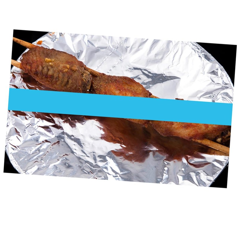 ORFOFE 3 Rolls Aluminum Foil Paper Roll Baking BBQ Foil