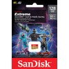 SanDisk Extreme microSD Card for Mobile Gaming 128 GB, Supports