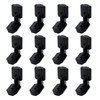 Pastlla 12Pcs 4040 Series L-Shape Corner Brackets Right Angle Interior