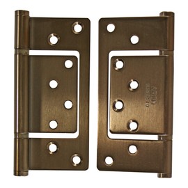 和気産業(Waki Sangyo) フラッシュ丁番 DX 建築 建具 家具 アンバー 102mm BH-379
