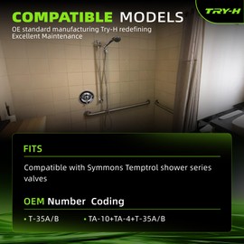 Try-H T-35A/B Temptrol Rebuild Kit for Symmons Shower Valve Replacement