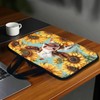 Dolyues Computer Bag 10-17 Inches Laptop Bag Cow and Sunflower