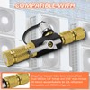 Mega Flow Vacuum-Rated Valve Core Removal Tool,1/4"& 5/16" Dual Valve