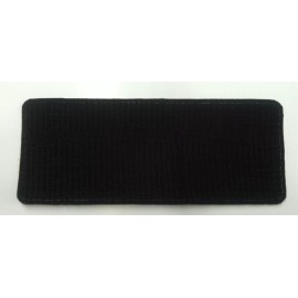 SECURITY 1 EMBROIDERY PATCH 2X5 HOOK ON BACK WHITE ON BLACK