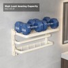 VOLDRA Towel Racks for Bathroom, 24-Inch Towel Shelf with 2