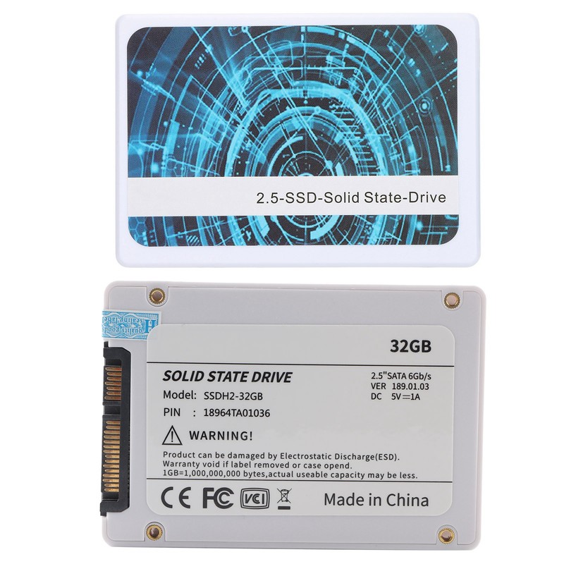 BU KING 2.5in Drive White High Speed Plastic Hard Disk