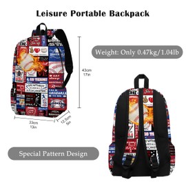 Rovozar Baseball Backpack 17 Inch Sport Laptop Backpack For Adult Men Large Baseball Bags for Travel Hiking Camping Daypack