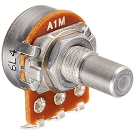 Alpha Electron TAE-VRP16-A1M-3p 0.6 inch (16 mm) Pot, Variable Resistor, Effector Parts, A Curve, 1 M Ohm, 3 Pieces