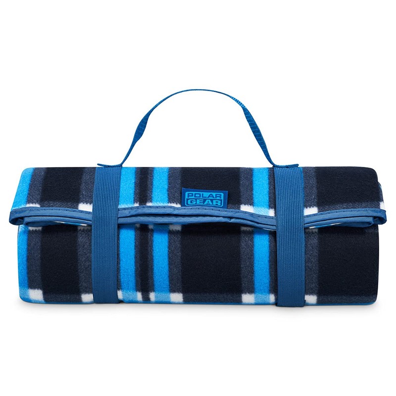 Polar Gear Active Picnic Rug Navy Check