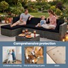4Pcs Outdoor Cushion Covers Stretch Patio Cushion Covers Sofa Cushion