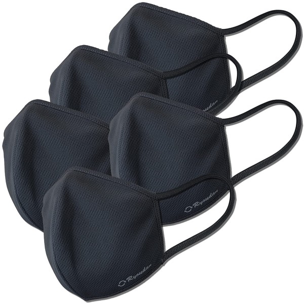 Ryoudan RDM01GY-M-5P Unisex Sports Mask, Gray, M (5 Pieces) |