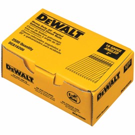 DEWALT Finish Nails, 20-Degree, 2-Inch, 16GA, 2500-Pack (DCA16200)