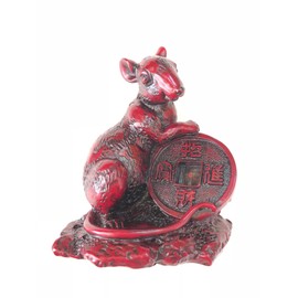 My Lucky Chinese Zodiac Rat Statue Figurine