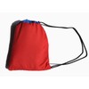 Beach towel embroidered cot with pockets 70x190 cm ROSSO RED