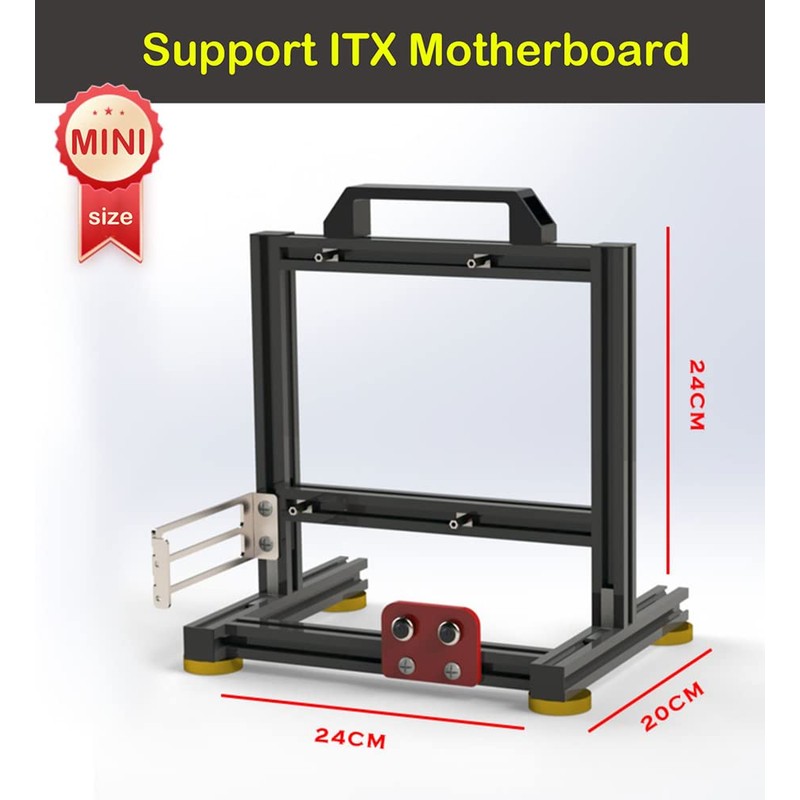 PC Test Bench Open Air Computer Case ITX Motherboard Chassis
