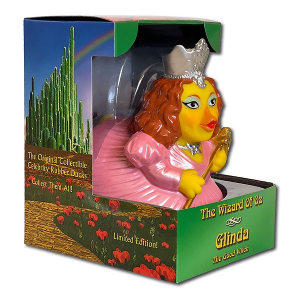 CelebriDucks Glinda The Good Witch Floating Rubber Ducks - Collectible Bath Toy Gift for Kids & Adults of All Ages