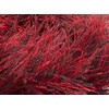 Red Black Extra Long Eyelash Yarn Ice Luxurious Fun Fur
