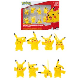 Pokémon 8 Figures Battle - Pack of 8 Pikachu Figures - JW2604