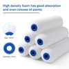 Mister Rui Foam Paint Roller, 30 Pack, 4 Inch Small