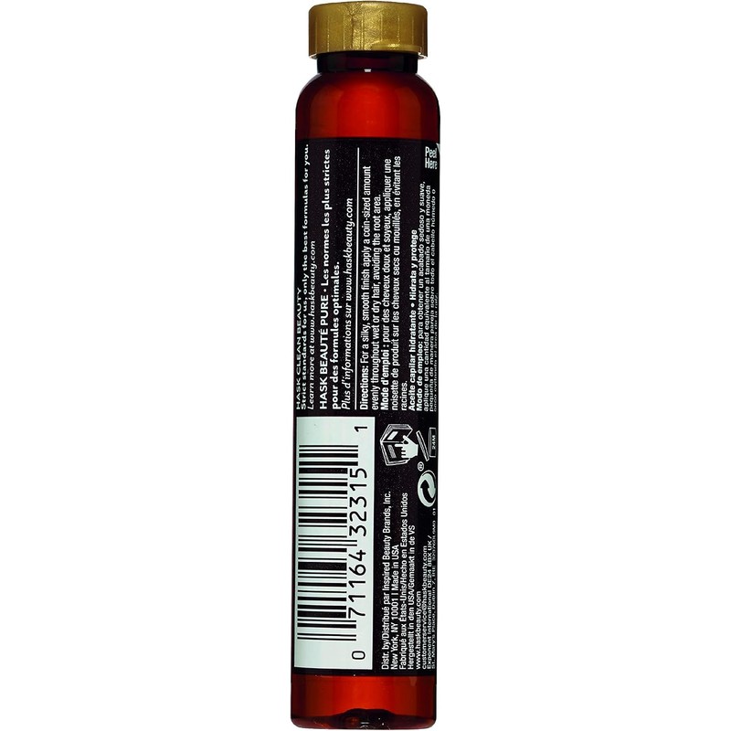 Hask Macadamia Oil Revitalizing Shine Hair Treatment, .625 Ounces