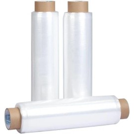 18" x 1500' 80 Gauge 2 Rolls Pallet Wrap  Stretch Film Hand Shrink Wrap 1500FT