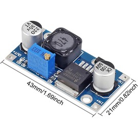 LM2596 DC to DC Buck Converter 3.0-40V to 1.5-35V Power Supply Step Down Module 5pcs