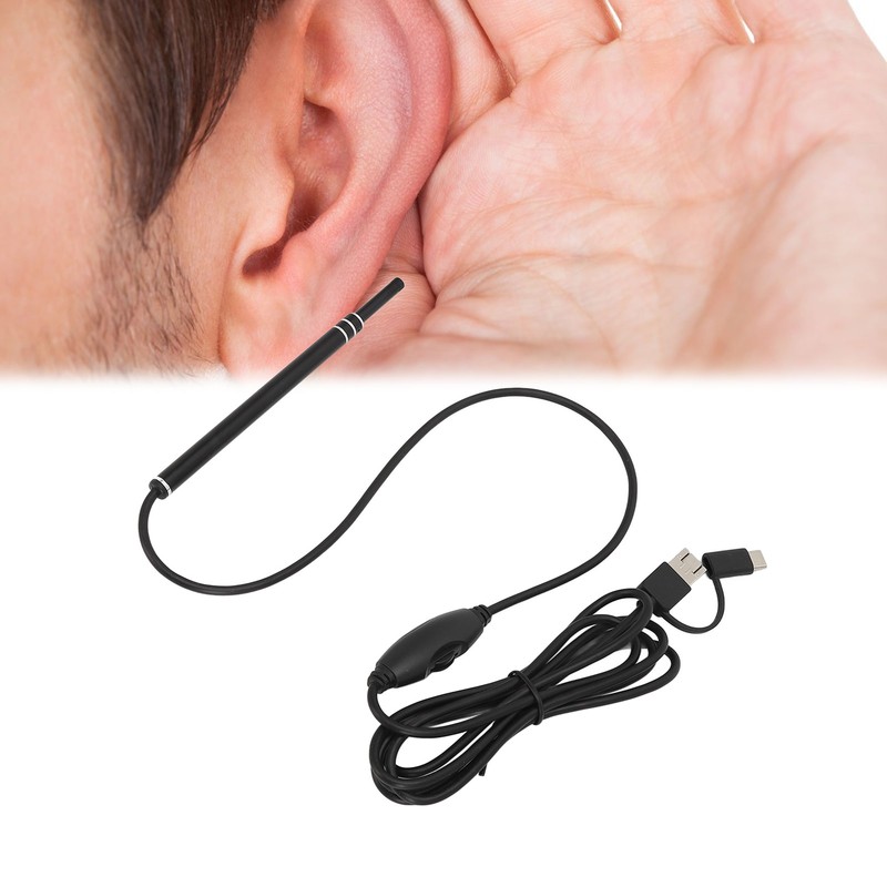 Digital Visual Ear Otoscope HD IP67 Waterproof Lens 3 in