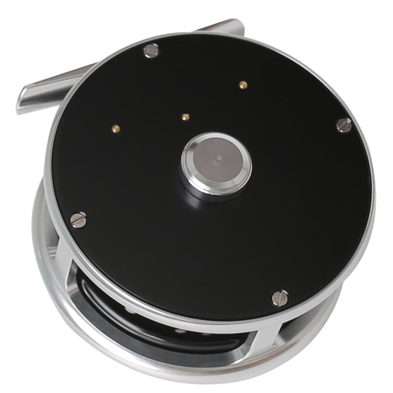 Vintage Classic Fly Fishing Reel,Right/Left Handle Position, Fly Reel (Black,