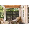 3'x6' Sanibel Decorative Screen, Black
