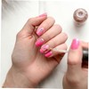 Outanaya 1set Rhinestone Nail Charms Letter Shape Manicure Decorations for