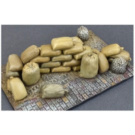 Miniart MIN35586 Hessian Bags (sand, cement, vegetables) Plastic Model kit, Various
