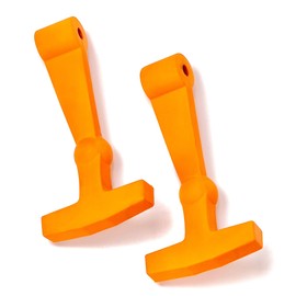 Gorilla Gear Replacement Latches (2-Pack) Compatible with Yeti Tundra Yeti Roadie & Other Hard Coolers - Custom Made Yeti Accessories - Large Durable Easy to Install on Yeti Latches (Blaze Orange)