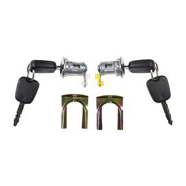 Car Cylinder Door Lock Barrel Key Set 9170.Y8 Compatible with Peugeot 107 Citroen C1 Toyota Aygo 2005-2014 1608746380 9135S2 9136.T0
