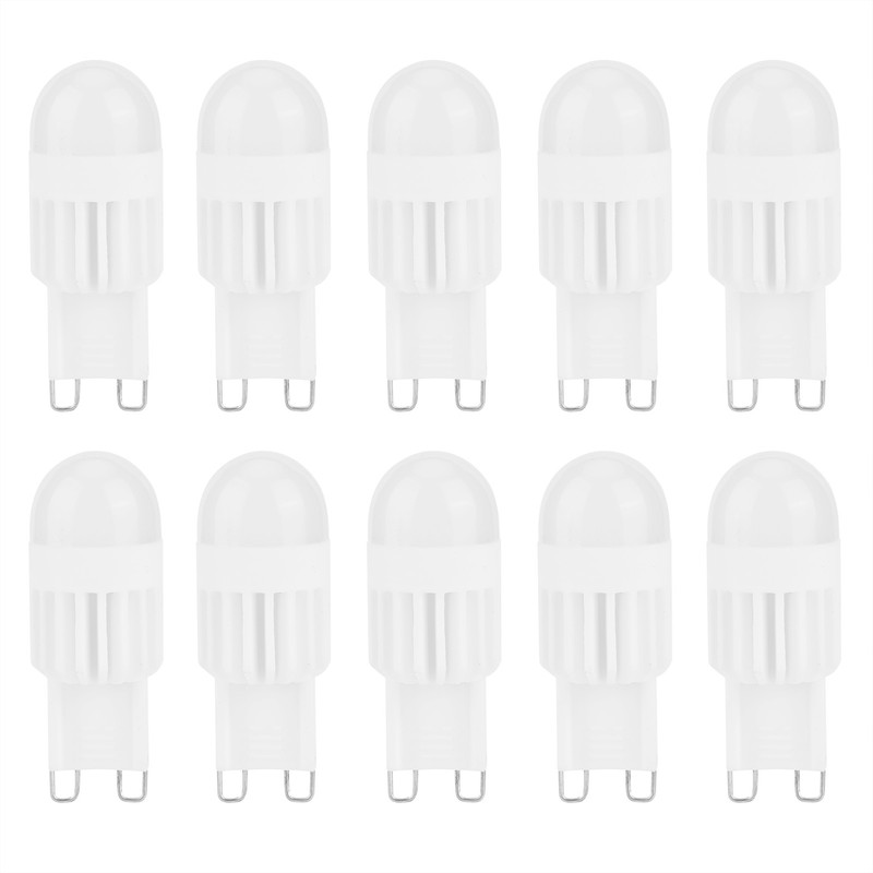 10Pcs G9 Bulbs 3W 5LED Bi Pin Light Source for