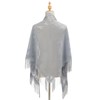 LMVERNA Ladiery Triangle Printed Pattern Shawls and Wraps with Fringe