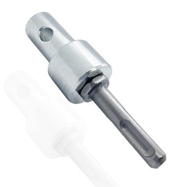 Ice Fishing Auger Drill Adapter - SDS Plus to 1/2" Thread Keyless Power Drill Chuck Adapter for Impact Driver Accessories, 1 Pcs