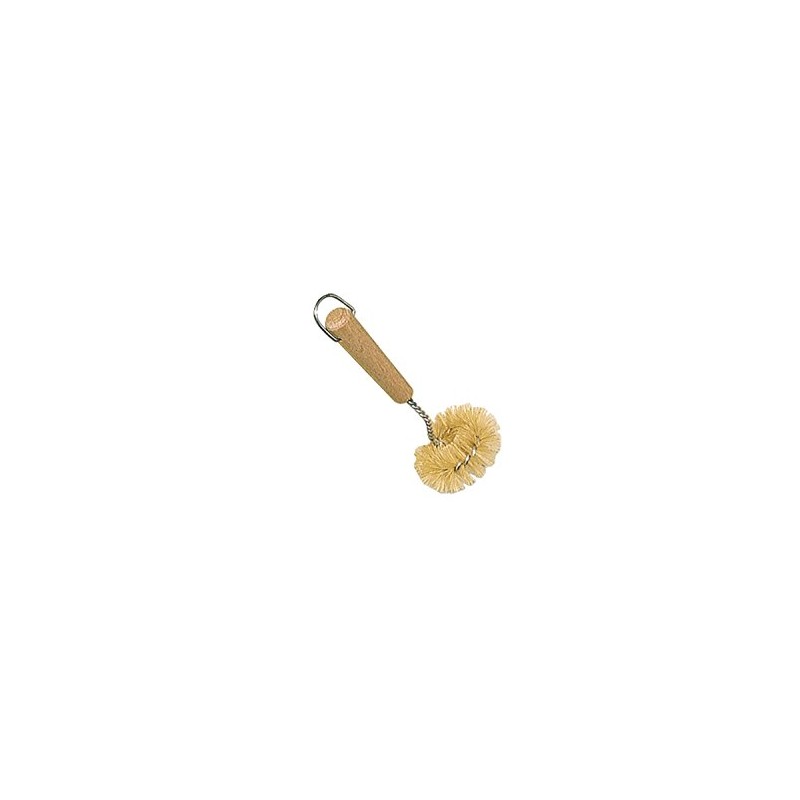 Redecker Sink/Bath Overflow Brush with Wooden Handle