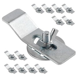 Sink Clips Kit,Sink Mounting Kit Bracket,Undermount Sink Clip,Kitchen Sink Mounting Clips,Sink Clips for Installation and Repair of Kitchen or Bathroom Sinks (12)