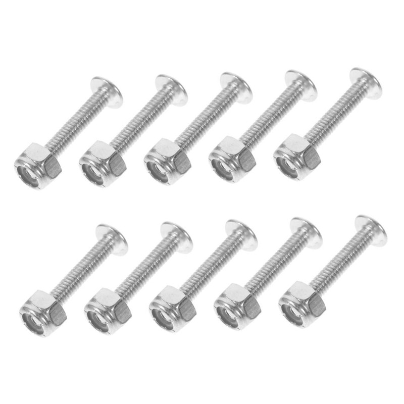 Abaodam 50pcs Foosball Table Hardware Foosball Screws Nuts for Game