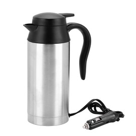BuyWeek Car Kettle 24 V, Portable 750 ml Large Capacity Car Truck Kettle Travel Kettle for Tea Coffee Drinking
