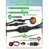 Vi9000 UTV Turn Signal Kit, Pre-Wired, Plug and Play Universal