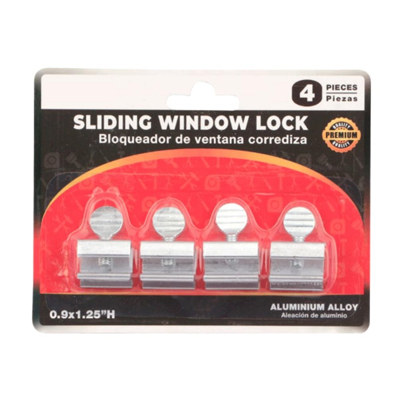 4PCS Aluminum Sliding Window Locks – Security Locks for Metal