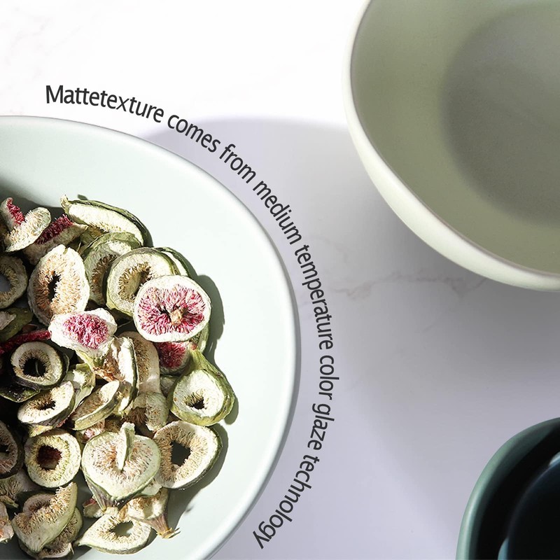 Notakia Salad Decorative Bowls Lotus Shaped Pasta Bowls Dishwasher Safe,