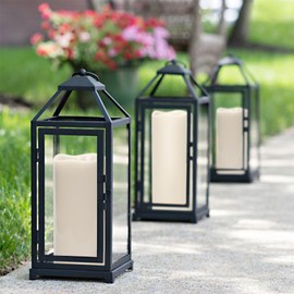 DRomance 10" Large Solar Flameless Candles Outdoor Waterproof Dusk to Dawn Solar Rechargeable Battery LED Flickering Pillar Candles for Patio Porch Garden Lantern Decor(2 Pack White)