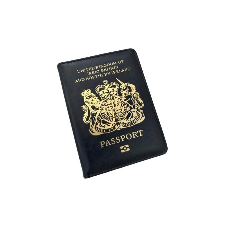 Panther New RFID Blocking British Blue Passport Cover Holder Brexit