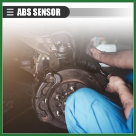 Motoforti 2pcs Rear Left Right ABS Sensor Wheel Speed Sensor No.57470STXA01/57475STXA01 for Acura MDX 3.7L V6 2007-2013 Long-lasting