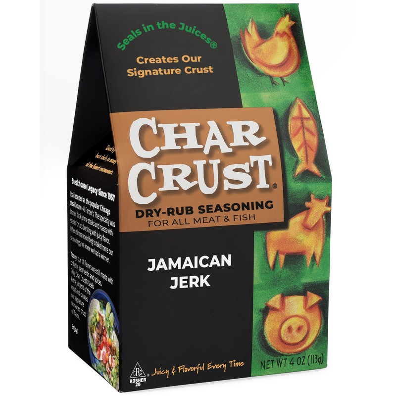 Char Crust Dry-Rub Seasonings Jamaican Jerk | All-in-one seasonings |