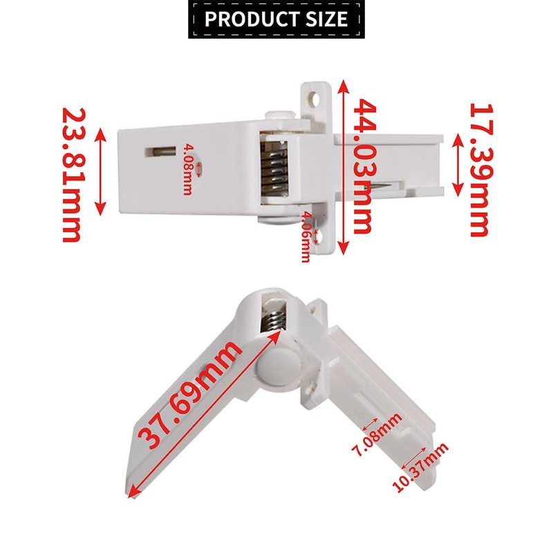 2PCS Fridge Freezer Door Hinge 2412125011 Compatible with Dometic Fridge